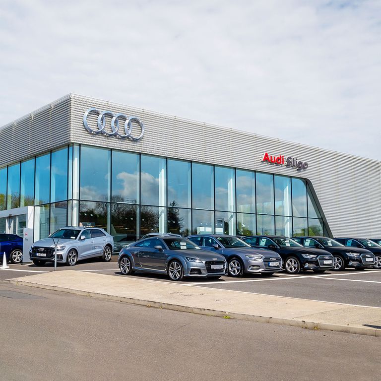 An external photo of Audi Sligo dealership
